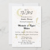 Es ist die Bekanntgabe von zwei Geschlechtern Einladung (Vorderseite)