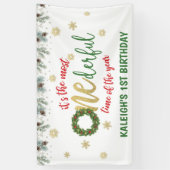 Es ist die derbarste Zeit des Jahres (Kranz) Banner (Vertikal)