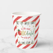 Es ist die derbarste Zeit des Jahres Pappbecher (Vorderseite)