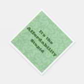 Es ist die Erschwinglichkeit, Dummkopf Serviette (Ecke)