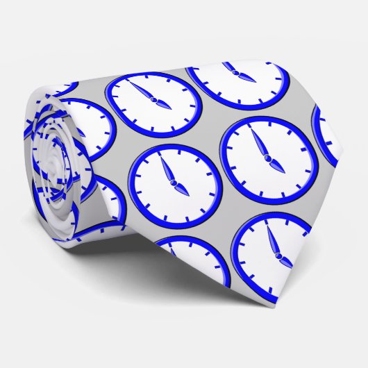 "Es ist die fünf Uhr-irgendwo" Krawatte (Gerollt)