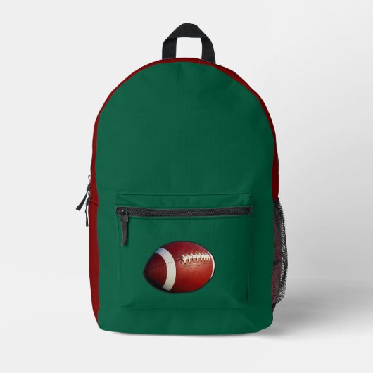 Es ist die Fußballsaison Bedruckter Rucksack (Vorderseite)