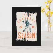 Es ist die Fußballsaison Karte (Gelbe Blume)