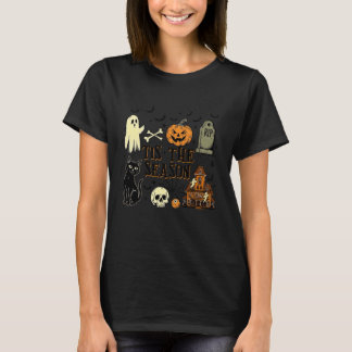 Es ist die Geister-Halloween-Kürbis-Spooky-Stimmun T-Shirt