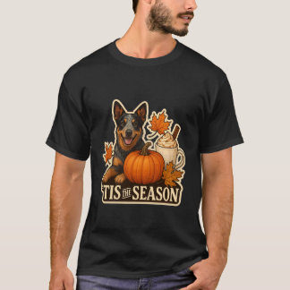 Es ist die Jahreszeit Australian Cattle Dog Herbst T-Shirt