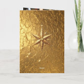 Es ist die Jahreszeit für Glitzern, Goldstar Karte (Rückseite)