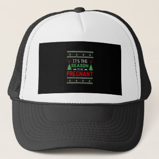 Es ist die Jahreszeit fürchterliche Weihnachten zu Truckerkappe