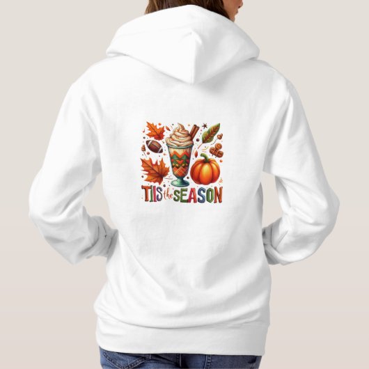 Es ist die Jahreszeit Hoodie (Rückseite)