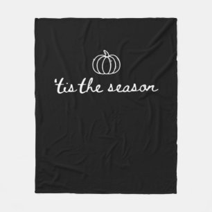 Es ist die Jahreszeit Kürbis Herbst Thanksgiving Fleecedecke