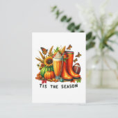 Es ist die Jahreszeit Postkarte (Stehend Vorderseite)