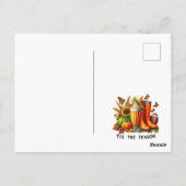 Es ist die Jahreszeit Postkarte (Rückseite)