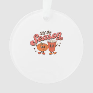 Es ist die Jahreszeit Retro Halloween Herbstparty  Ornament