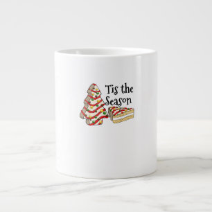 Es ist die Jahreszeit Weihnachtsbaum Vintage Weihn Jumbo-Tasse