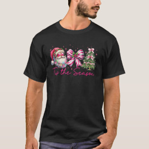 Es ist die Jahreszeit Weihnachtsmann Coquette Boge T-Shirt