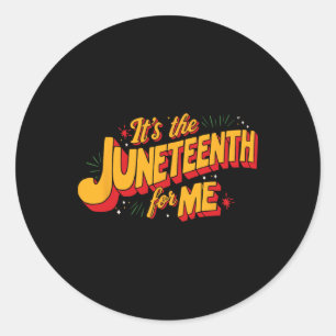 Es ist die Junzehnte für mich stolz Junettel Runder Aufkleber