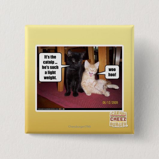Es ist die Katzenminze Button (Vorderseite)