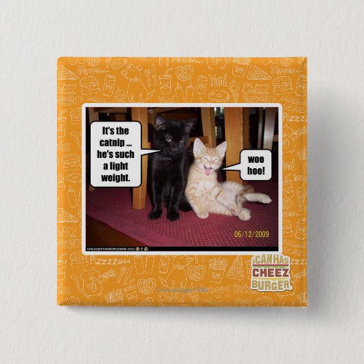 Es ist die Katzenminze Button (Vorderseite)