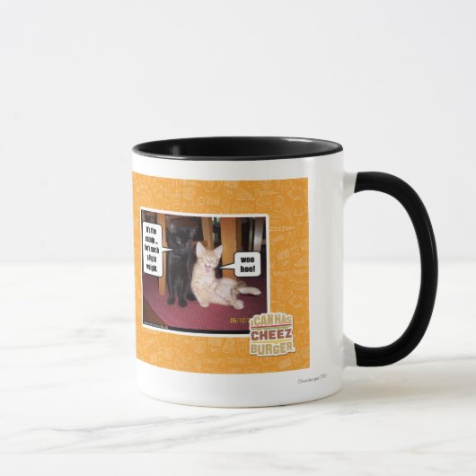 Es ist die Katzenminze Tasse (Rechts)