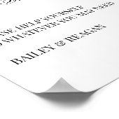 Es ist die Kleinigkeiten Hochzeitsbadewanne Poster (Ecke)