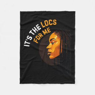 Es ist die Locs für mich Afro Hair Black American Fleecedecke