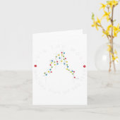 Es ist die magischste Zeit des Jahres Weihnachten. Karte (Gelbe Blume)