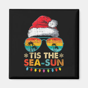 Es ist die Meersonne Santa Strand Sommer Weihnacht Magnet
