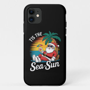 Es ist die Meersonne Santa Strand Weihnachten im J Case-Mate iPhone Hülle