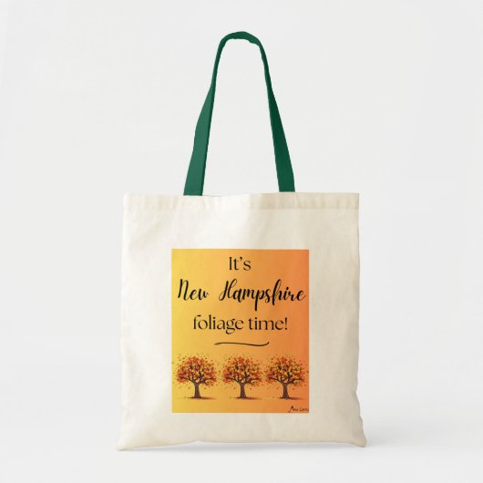 Es ist die neue Hampshire-Foliage-Zeit Tote Bag Tragetasche (Vorne)