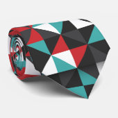 Es ist die originale geometrische Mens-Krawatte Krawatte (Gerollt)