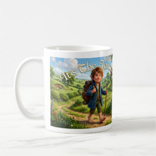 Es ist die Reise Kaffeetasse
