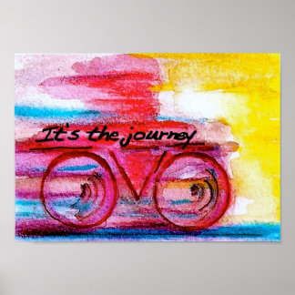 Es ist die Reise-Original Kunst von SQ Streater Poster