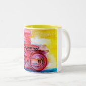 Es ist die Reise-Ursprüngliche Kunst durch Zweifarbige Tasse (VorderseiteRechts)