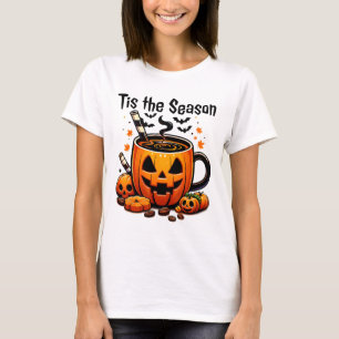 Es ist die richtige Jahreszeit Halloween Kürbis-Ge T-Shirt