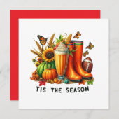 Es ist die Saison Einladung (Vorne/Hinten)