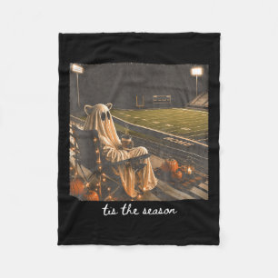 Es ist die Saison Football Herbst Halloween Waschb Fleecedecke
