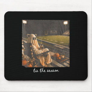 Es ist die Saison Football Herbst Halloween Waschb Mousepad