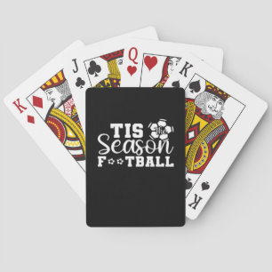 Es ist die Saison Football Spielkarten