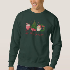 Es ist die Saison Frohe Weihnachten Festtags-Sweat Sweatshirt