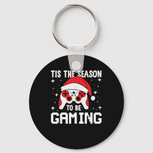 Es ist die Saison für Gaming-Weihnachten Gamer Her Schlüsselanhänger