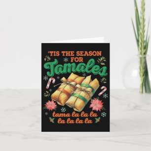 Es ist die Saison für Tamales Famliy Mexikanisches Karte