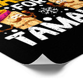 Es ist die Saison für tamales Funny mexikanisch Poster (Ecke)