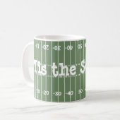 Es ist die Saison Fußball Kaffeetasse (Vorderseite Links)