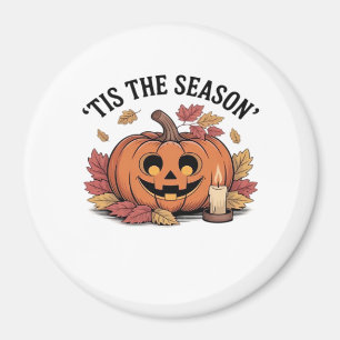 Es ist die Saison Fußball Retro sauberes Design Magnet