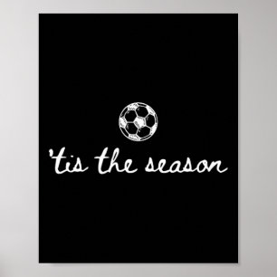 Es ist die Saison Fußball Spieltag Fußball Mama Ch Poster