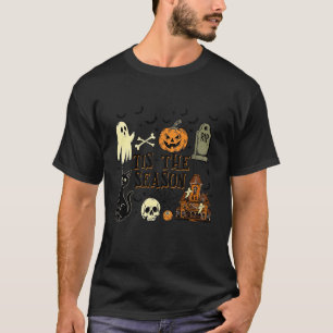 Es ist die Saison Geister Halloween Kürbis Grusel- T-Shirt