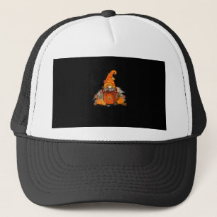 Es ist die Saison Gnomie Herbst Kaffee Retro Vinta Truckerkappe