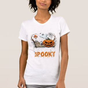 Es ist die Saison Grusel Halloween Kürbis Geist T-Shirt