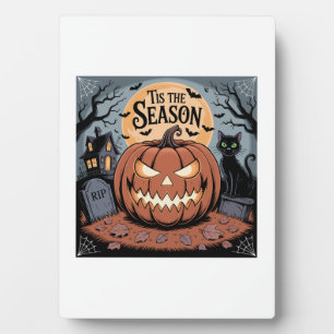 Es ist die Saison Halloween Fotoplatte