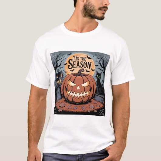 Es ist die Saison Halloween T-Shirt (Vorderseite)