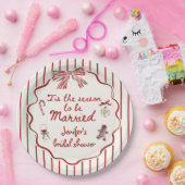 Es Ist Die Saison Handgezeichnete Weihnachten Brau Pappteller (Party)